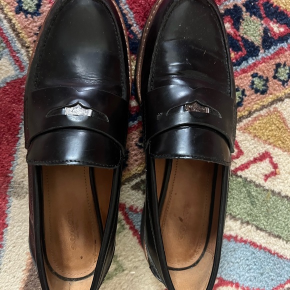 Coach blue leather loafers - Picture 6 of 6